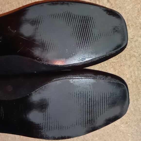 YSL Black Satin Flats - Picture 4 of 4